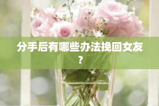 分手后有哪些办法挽回女友？