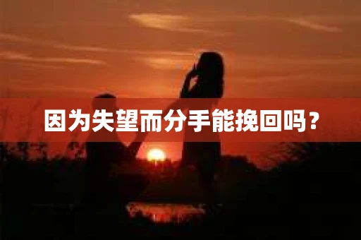 因为失望而分手能挽回吗？