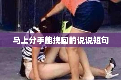 马上分手能挽回的说说短句
