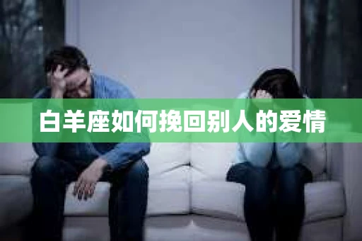 白羊座如何挽回别人的爱情