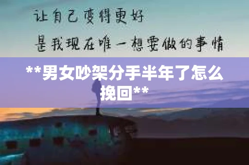 **男女吵架分手半年了怎么挽回**