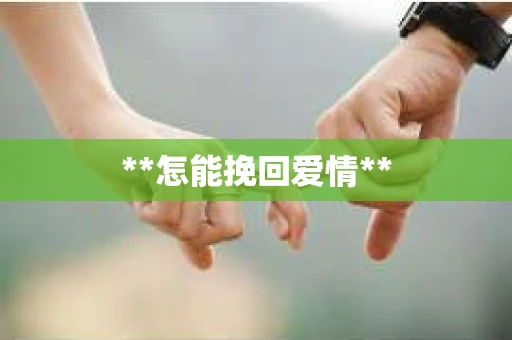 **怎能挽回爱情**