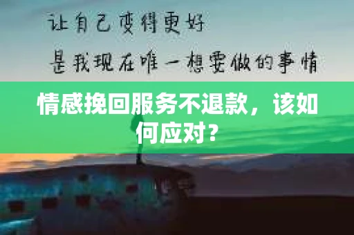 情感挽回服务不退款，该如何应对？