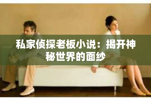私家侦探老板小说：揭开神秘世界的面纱