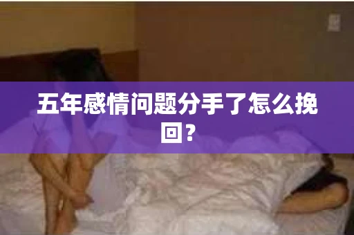 五年感情问题分手了怎么挽回？