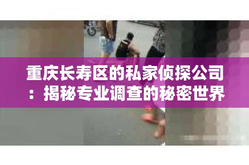 重庆长寿区的私家侦探公司：揭秘专业调查的秘密世界