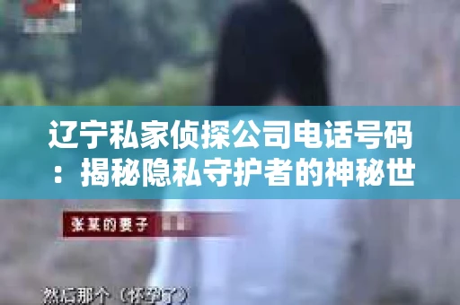 辽宁私家侦探公司电话号码：揭秘隐私守护者的神秘世界
