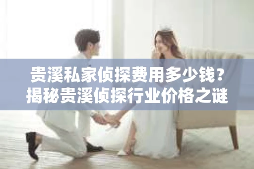 贵溪私家侦探费用多少钱？揭秘贵溪侦探行业价格之谜