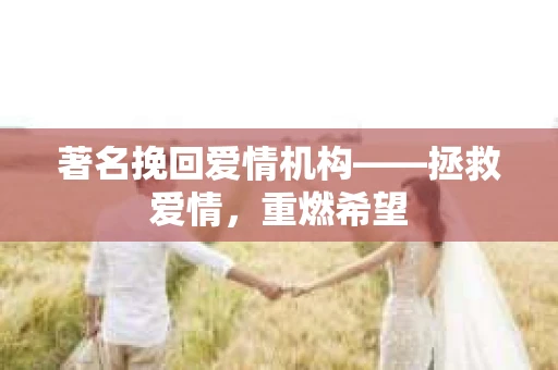 著名挽回爱情机构——拯救爱情，重燃希望