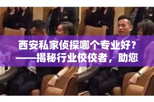 西安私家侦探哪个专业好？——揭秘行业佼佼者，助您明智选择