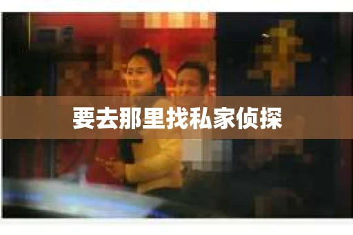 要去那里找私家侦探
