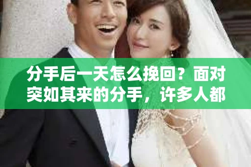 分手后一天怎么挽回？面对突如其来的分手，许多人都会感到措手不及。但别担心，本文将为你提供一些建议，帮助你在这关键的一天内挽回你的爱情