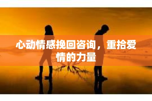 心动情感挽回咨询，重拾爱情的力量