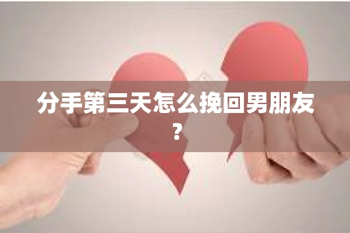分手第三天怎么挽回男朋友？