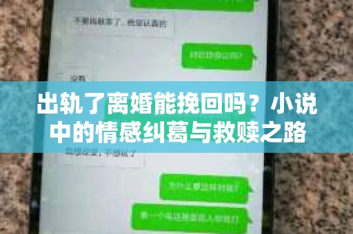 出轨了离婚能挽回吗？小说中的情感纠葛与救赎之路
